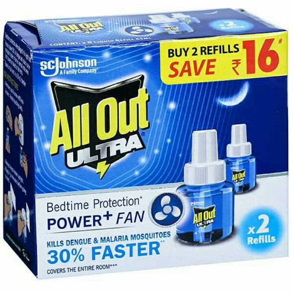All out all Out Power + Fan Refill all Out Power + Fan Refill 2× 45ml