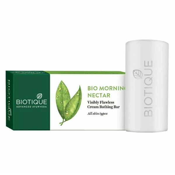 Biotique Bio Morning Nectar Flawless Cream Bathing Bar, 150g