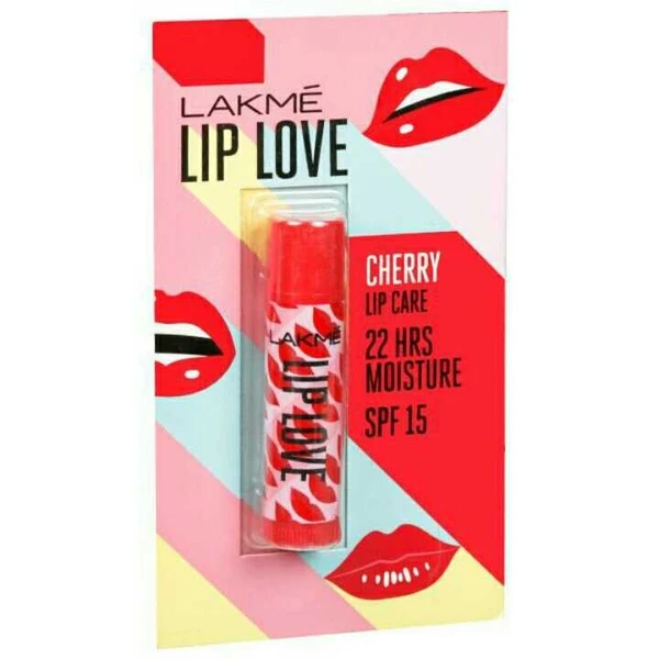 Lakme Lip Love Cherry Lip Balm Lakme Lip Love Cherry Spf 15 Lip Balm ,4.8g