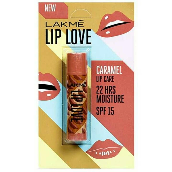 Lakme Lip Love Caramel Lip Balm Lakme Lip Love Caramel spf 15 Lip Care 4.8 gm