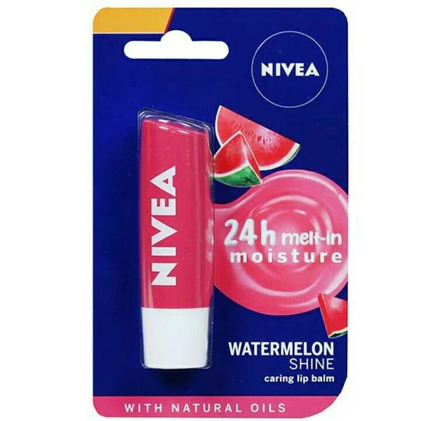 Nivea Watermelon Shine Lip Balm ,8.5 gm