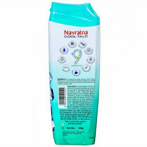 Navaratna Cool Active Deo Talc 400gm