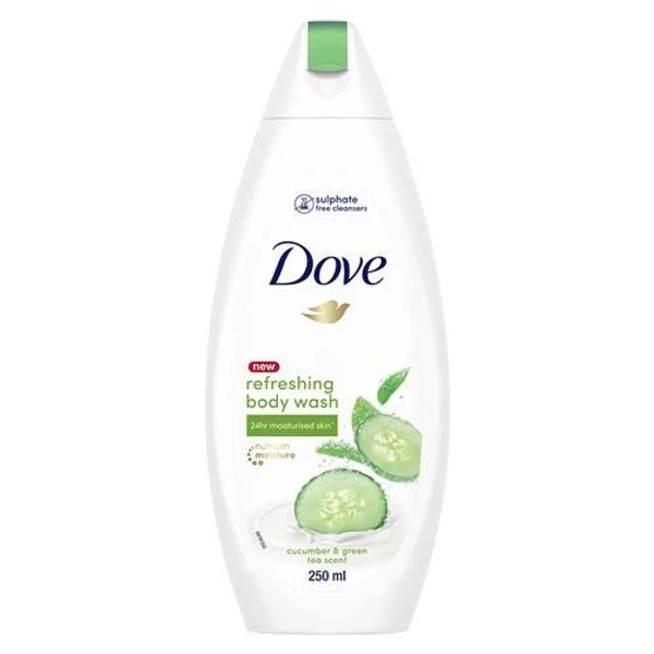 Dove Refreshing Body Wash - Nutrium Moisture, Cucumber & Green Tea Scent, 190 ml