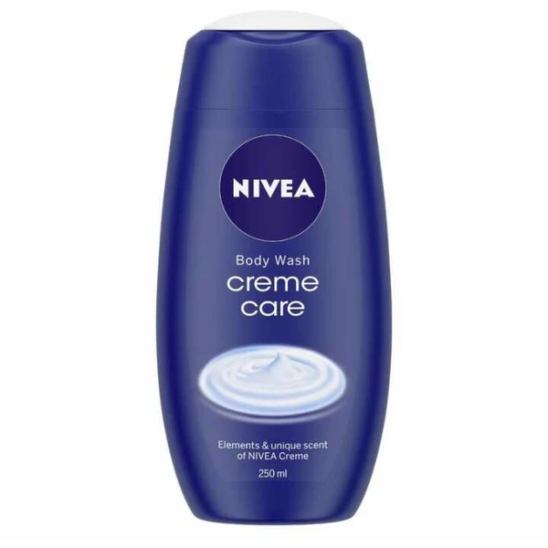 NIVEA Shower Gel, Crème Care Body Wash, Women, 250ml