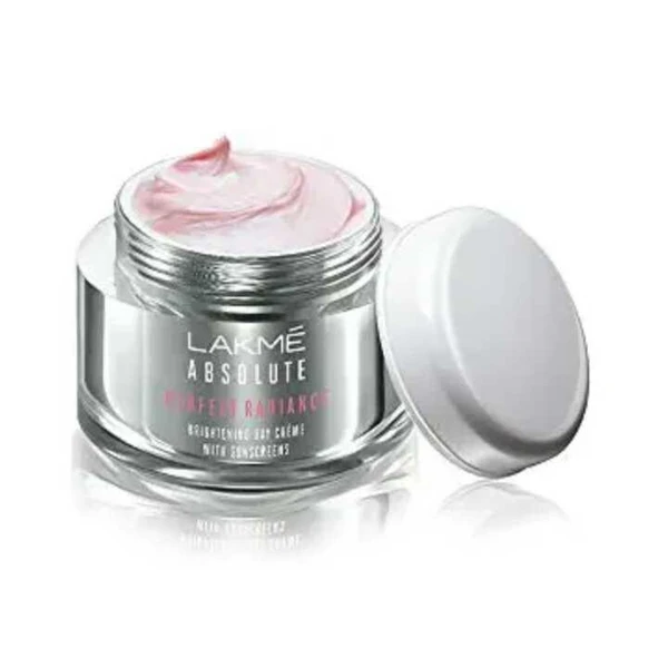 Lakme Absolute Perfect Radiance Skin Brightening Day Crème (Cream) With Sunscreen, 50 g