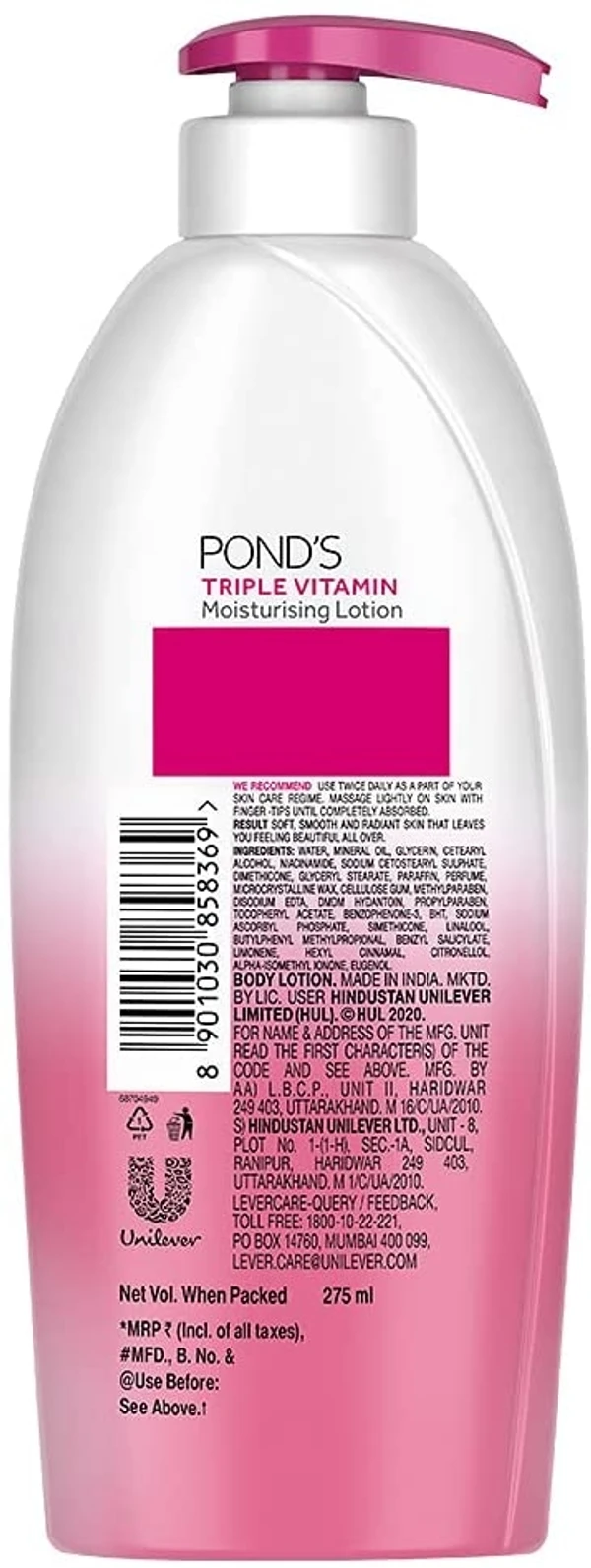 POND'S All Triple Vitamin Moisturising Body Lotion,300ml