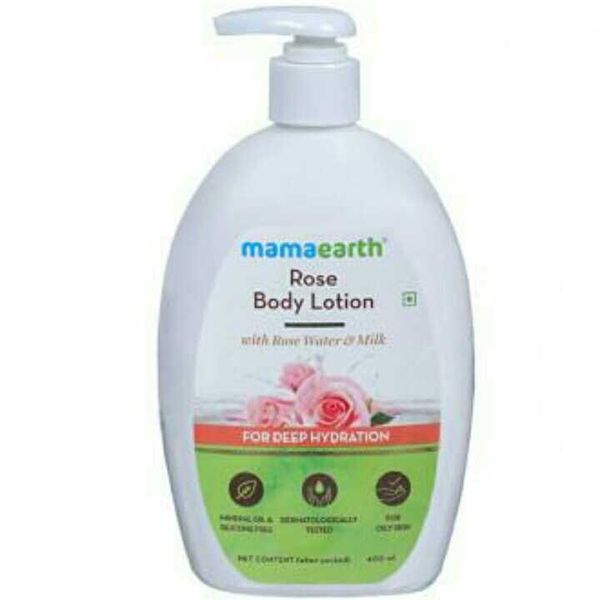 Mamaearth Rose Body Lotion For Deep Hydration ,400ml