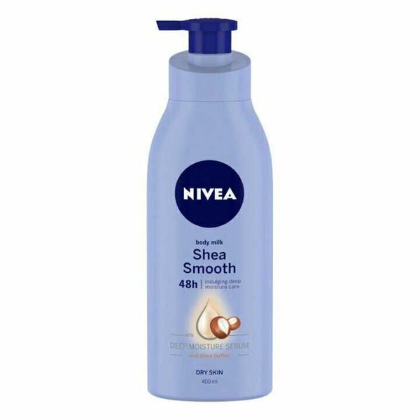 NIVEA Body Lotion for Dry Skin, Shea Smooth, with Shea Butter, For Men & Women, 400 ml