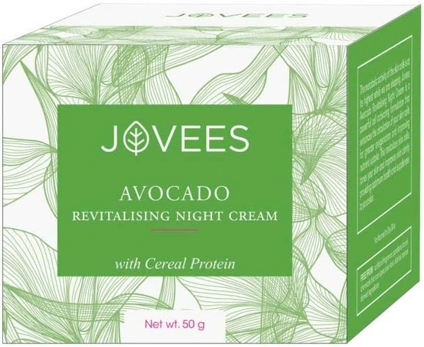 Jovees Avocado Revitalising Night Cream, 50g