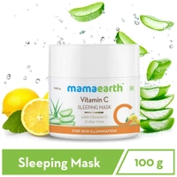 Mamaearth Vitamin C Sleeping Mask, Night Cream For Women, for Skin Illumination - 100 g