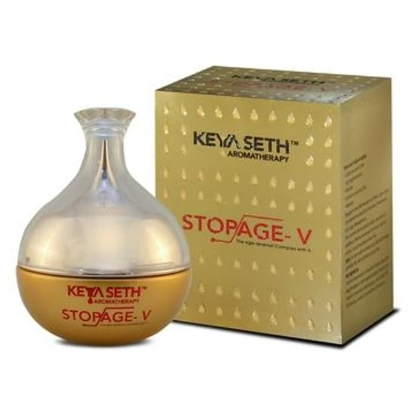 KEYA SETH AROMATHERAPY, DEVICE OF DROP Stopage V -Anti Ageing Treatment Enriched with Vitamin B2, B3, B5, C and E Night Cream