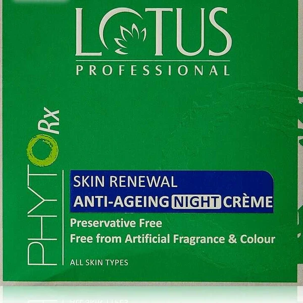 Lotus Professional Phyto Rx Skin Renewal Anti Ageing Night Cream, 50g