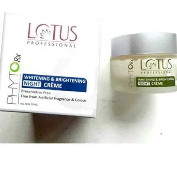 Lotus Professional Phyto Rx Whitening And Brightening Night Cream, 50g