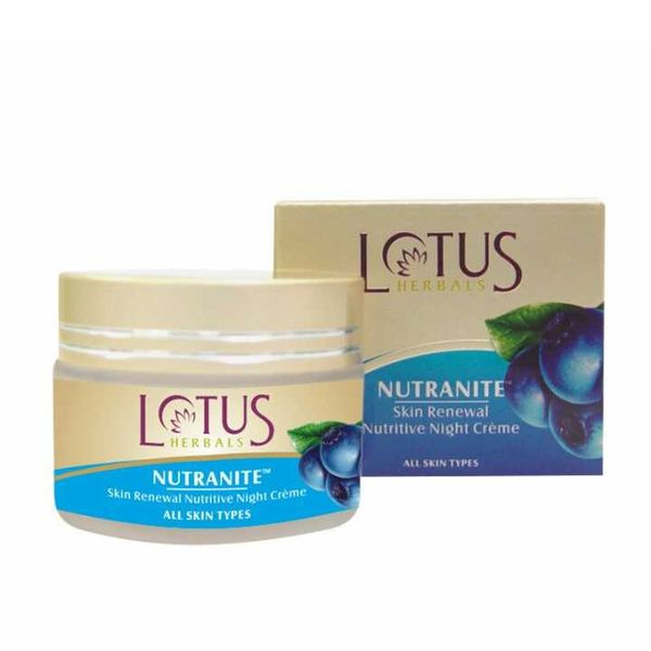 Lotus Herbal Nutranite Skin Renewal Nutritive Night Cream | 50g