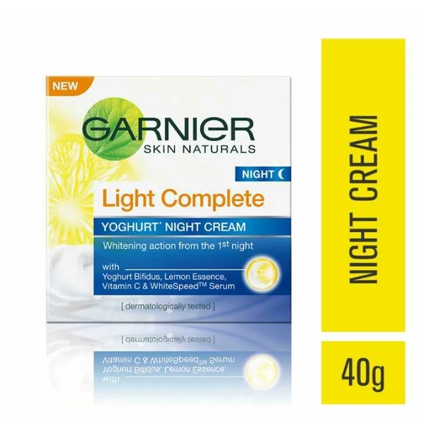 Garnier Skin Naturals Light Complete Night Cream,20g