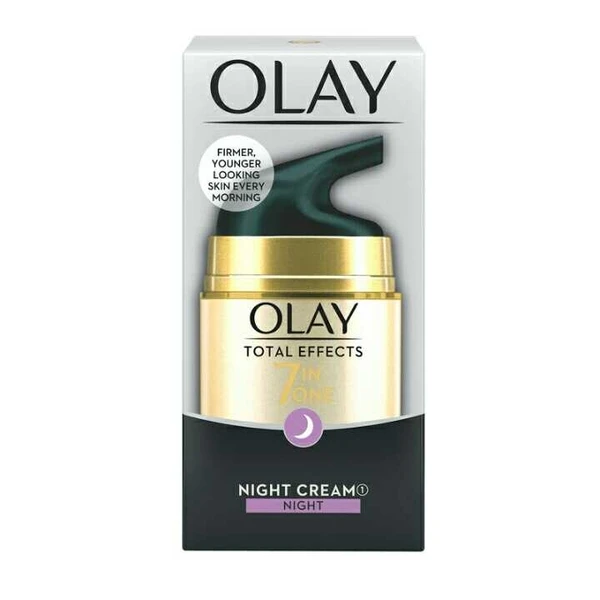 Olay Night Cream Total Effects 7 in 1, Night Cream, 50g