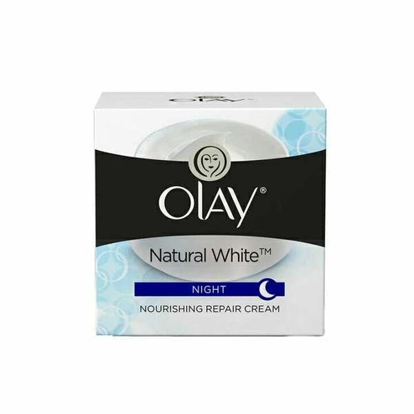 Olay Night Cream Natural White Fairness Night Moisturiser, 50g