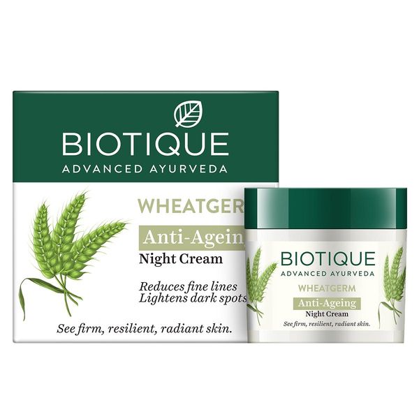 Biotique Wheatgerm Anti-Ageing Night Cream 50gm