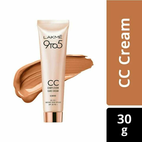 Lakme 9 To 5 Complexion Care Face CC Cream SPF 30 PA++ - Bronzer (3) (30g)