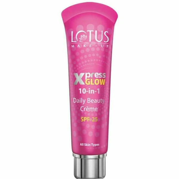 Lotus Make-up Xpress Glow 10 in 1 Daily Beauty Crème Royal Pearl | SPF 25 | 30g