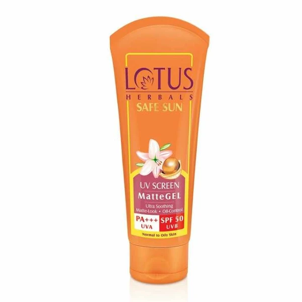 Lotus Safe Sun Invisible Matte Gel Sunscreen SPF 50+++,50gm