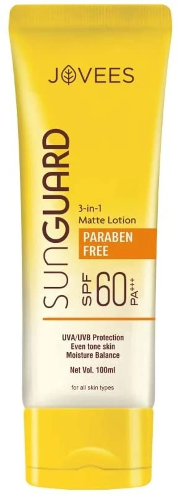 Jovees Argan Sun Guard Lotion SPF 60 PA++++ (100ml)