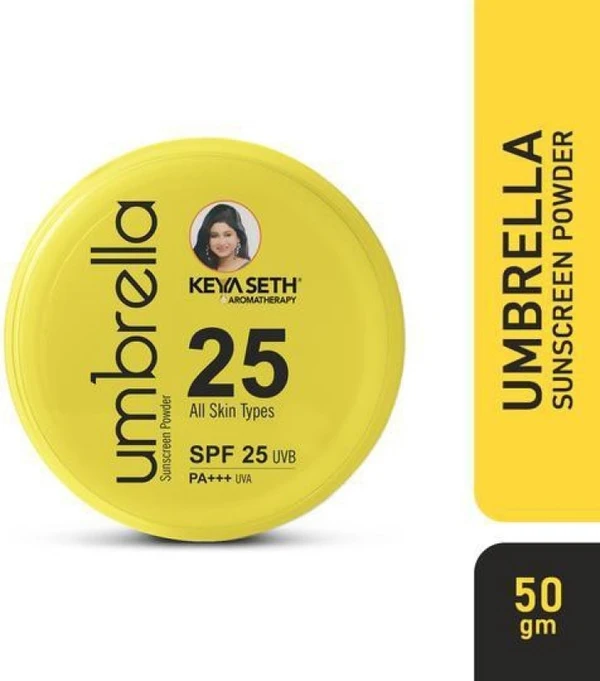 Keya Seth Aromatherapy, Umbrella Sunscreen Powder SPF 25 with PA+++ UV Protection,