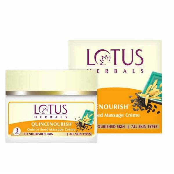 Lotus Herbals Quincenourish Quince Seed Nourishment Massage Cream, 50g