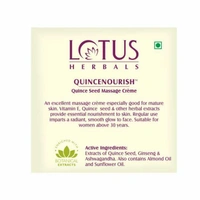 Lotus Herbals Quincenourish Quince Seed Nourishment Massage Cream, 50g