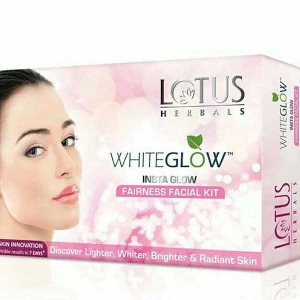 Lotus herbals Insta White Glow Facial kit ,(pack 1) 40gm