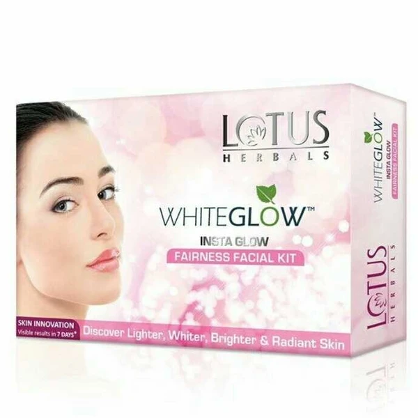 Lotus Herbals Whiteglow Insta Glow 4 In 1 Facial Kit, 160g