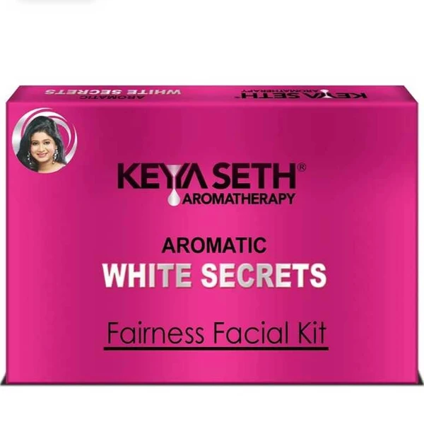 KEYA SETH AROMATHERAPY, DEVICE OF DROP Aromatic White Secrets Fairness Facial Kit,100gm