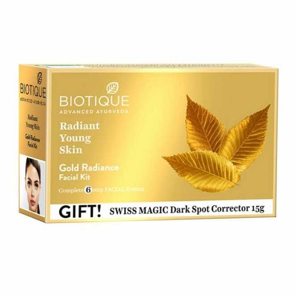 Biotique Bio Gold Radiance Facial Kit, 65 g