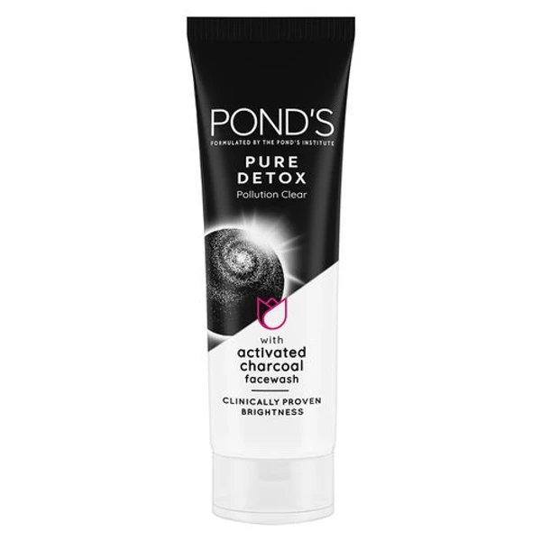 PONDS Pure Detox Anti-Pollution Purity With Activated Charcoal Face Wash (50 g)
