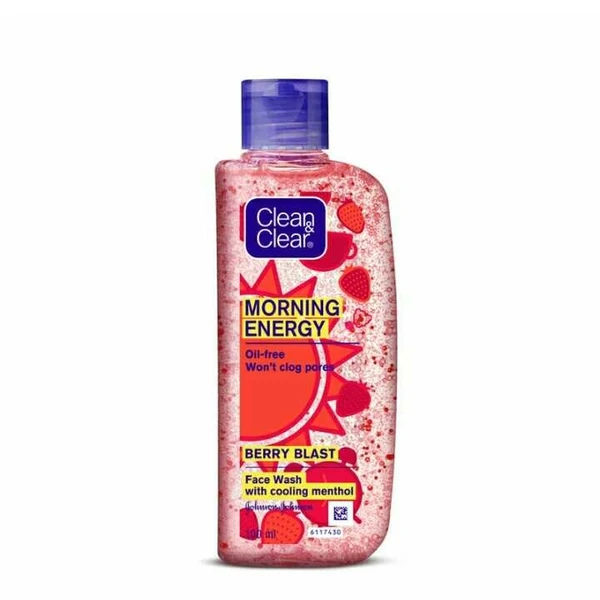 Clean & Clear Morning Energy Berry Face Wash, 100ml