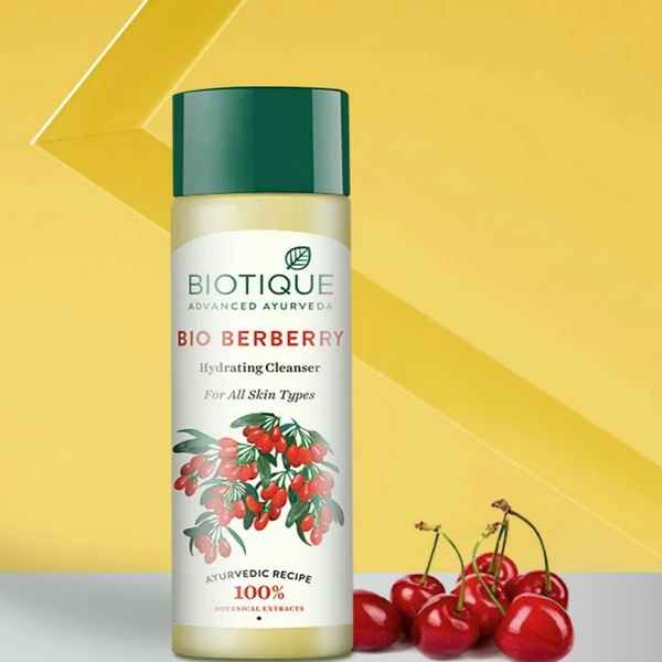 Biotique Bio Berberry Hydrating Cleanser For All Skin Types, 120Ml