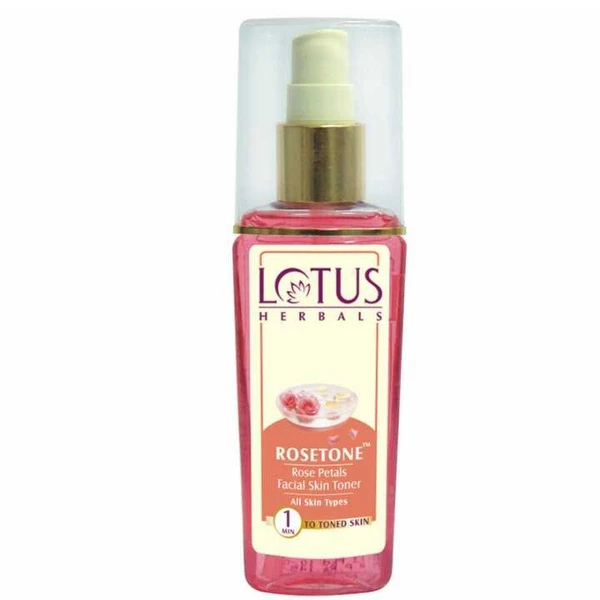 Lotus Herbals Rosetone Rose Petals Facial Skin Toner, 100ml