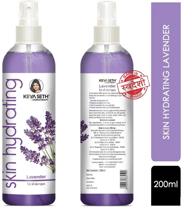 Keya Seth Aromatherapy Skin Hydrating Lavender Toner 200ml