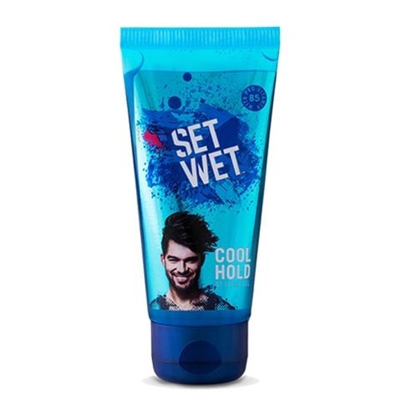 Set Wet Cool Hold Styling Hair Gel, 50 ml Tube