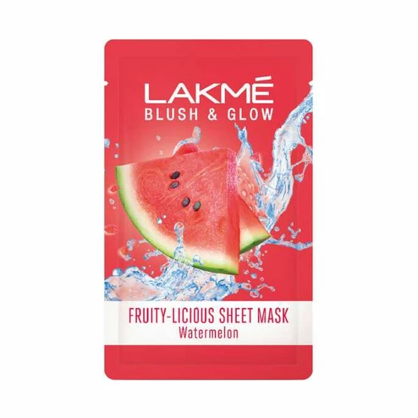 Lakmé Blush & Glow Watermelon Sheet Mask, 20 ml