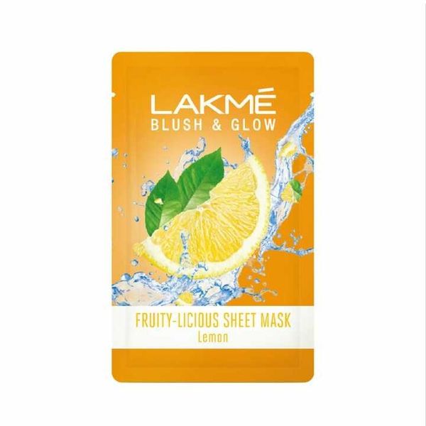 Lakmé Blush & Glow Lemon Sheet Mask, 20 ml