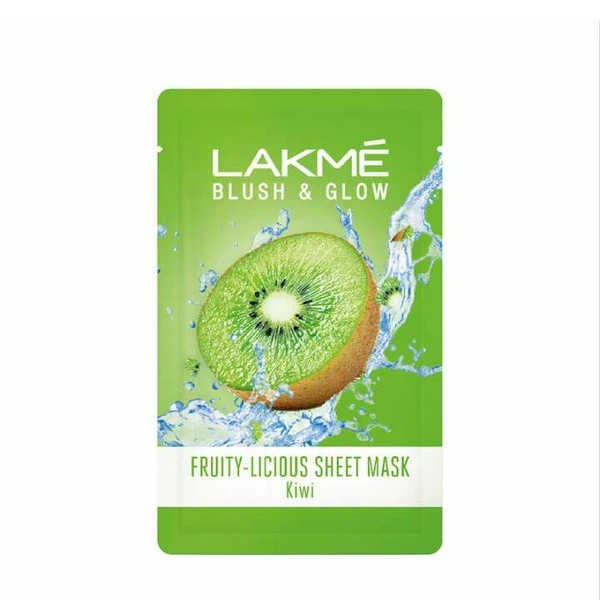 Lakmé Blush & Glow Kiwi Sheet Mask, 20 ml