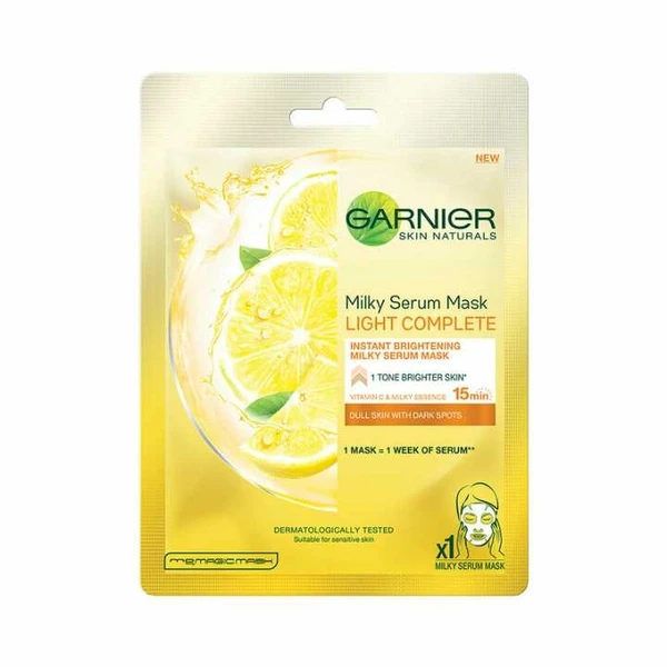 Garnier Skin Naturals Light Complete Milky Serum Sheet Mask (30g)