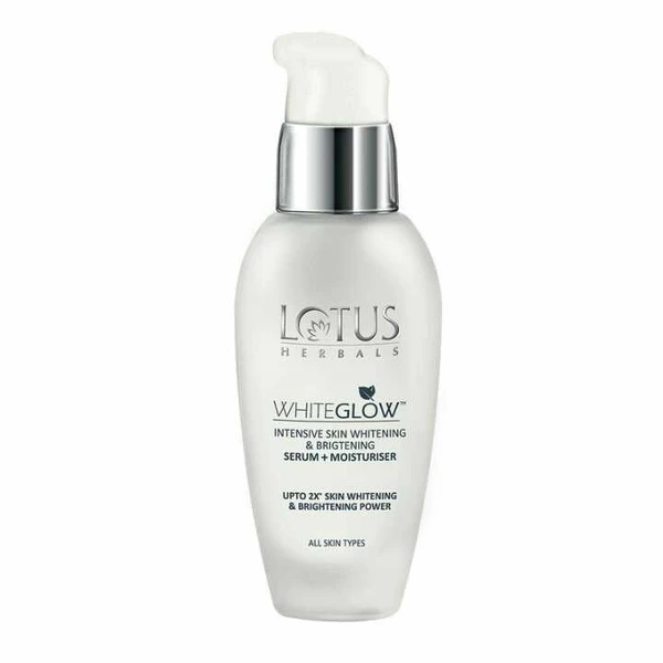 Lotus Herbals White Glow Intensive Skin Serum+ Moisturiser, 30ml