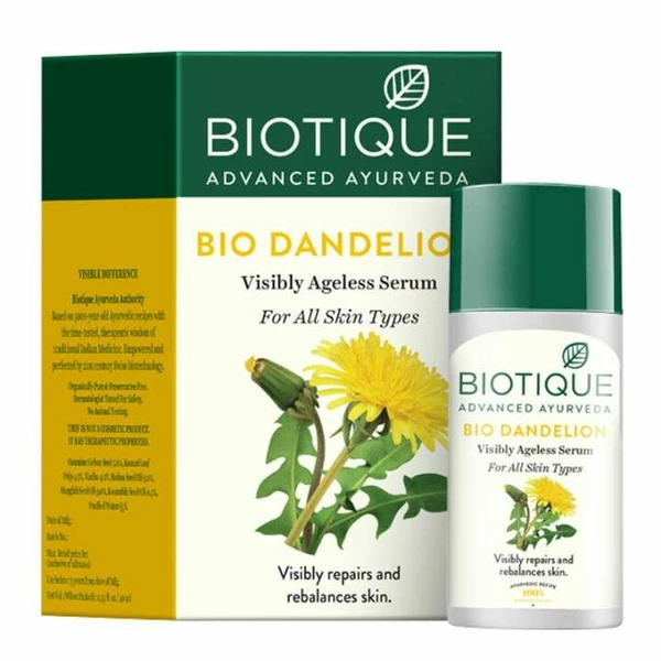 Biotique Bio Dandelion Visibly Ageless Serum, 40 ml