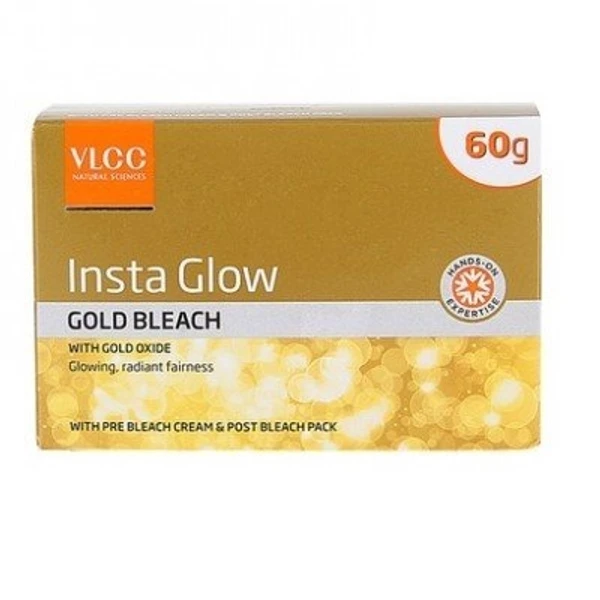 Vlcc Insta Glow Gold Face Bleach 60gm