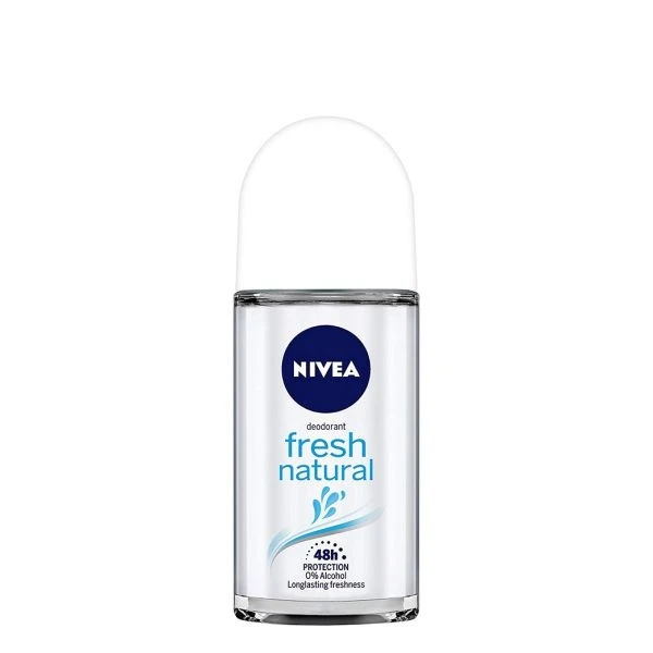 NIVEA Deodorant Roll On, Fresh Natural, 50ml