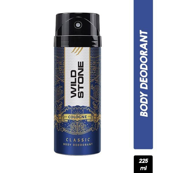 Wild Stone Classic Cologne Deodorant Spray for Men, 120ml,