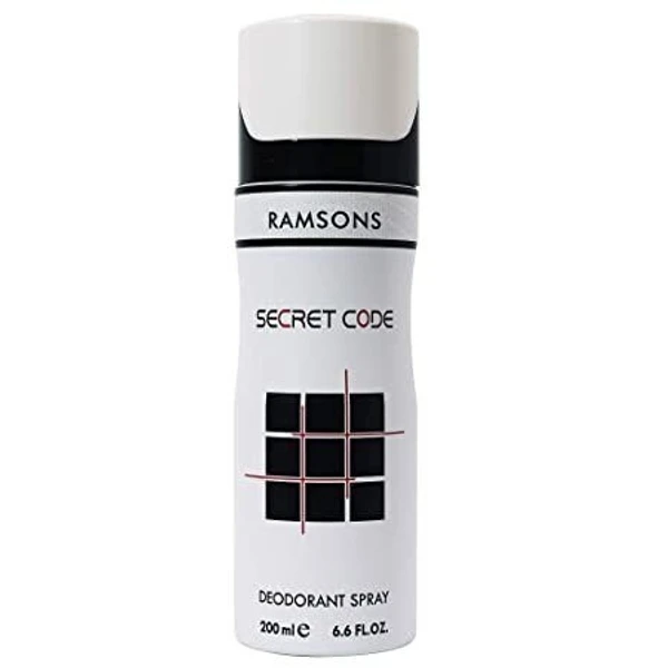 RAMSONS Secret Code Deodorant Spary - For A Long Lasting Impression, Feel Fresh, 200 ml