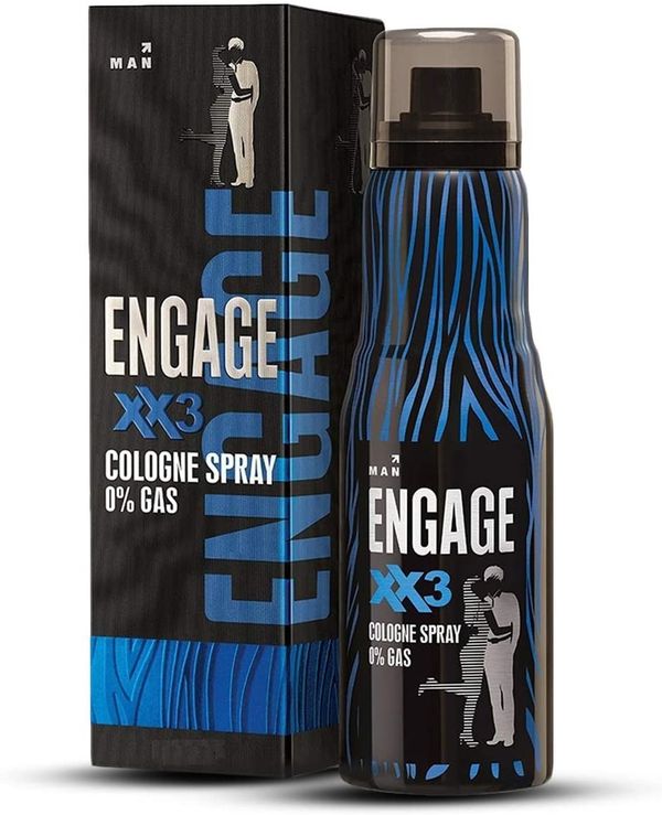 Engage deo Xx3 Engage XX3 Cologne No Gas Perfume for Men, Spicy and Woody, Skin Friendly, 135ml